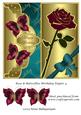 Rose & Butterflies Birthday Topper 4