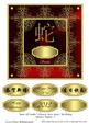 Year of Snake Chinese New Year/ Birthday Square Topper 3