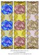 Floral Bookmarks with Swirls Set 2