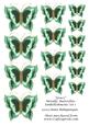 Grace Metallic Butterflies Embellishments Set 1