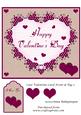 Cute Valentine Card Front & Tag 2