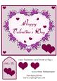 Cute Valentine Card Front & Tag 3
