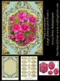 Pink Carnations Large Fancy Card Front 1