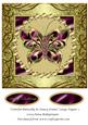 Colorful Butterfly in Fancy Frame Large Topper 1