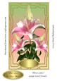 Three Lilies Large Card Front 1