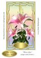 Three Lilies Large Card Front 2