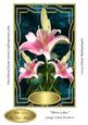 Three Lilies Large Card Front 5