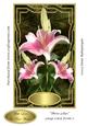Three Lilies Large Card Front 7