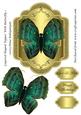 Layered Shaped Topper with Butterfly 1