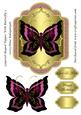 Layered Shaped Topper with Butterfly 2