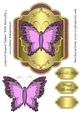 Layered Shaped Topper with Butterfly 3