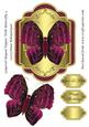 Layered Shaped Topper with Butterfly 4