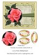 Pink Rose Various Occasions Card Front 10