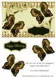 One for Love & One for Happiness Topper with Butterflies 3