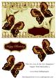 One for Love & One for Happiness Topper with Butterflies 4