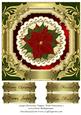 Large Christmas Topper with Poinsettia 2