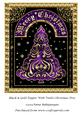 Black & Gold Topper with Violet Christmas Tree