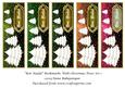 Bon Nadal Bookmarks with Christmas Trees Set 1