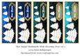Bon Nadal Bookmarks with Christmas Trees Set 2
