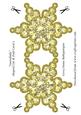 Snowflake Shaped Cut & Fold Card 3