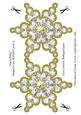 Snowflake Shaped Cut & Fold Card 4