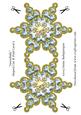 Snowflake Shaped Cut & Fold Card 9