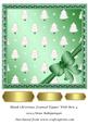 Blank Christmas Framed Topper with Bow 4