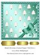 Blank Christmas Framed Topper with Bow 5