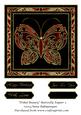 Tribal Beauty Butterfly Topper 2