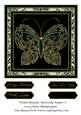 Tribal Beauty Butterfly Topper 6
