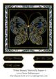 Tribal Beauty Butterfly Topper 8