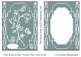 Vine & Butterflies Powder Blue Card Front