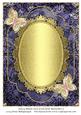 Fancy Blank Card Front with Butterflies 6