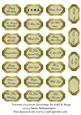 Various Occasion Greetings in Gold & Beige