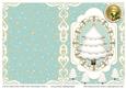 Cut & Fold Card with Cute Christmas Tree 5