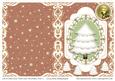 Cut & Fold Card with Cute Christmas Tree 11