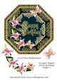Octagon Shaped Floral Birthday Topper 2