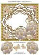 Large Blank Topper with Flowers 2