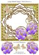Large Blank Topper with Flowers 3