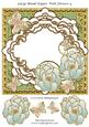 Large Blank Topper with Flowers 4