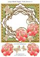 Large Blank Topper with Flowers 6