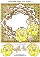 Large Blank Topper with Flowers 7