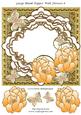 Large Blank Topper with Flowers 8