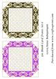 5in Blank Card Fronts Set 6