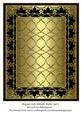 Elegant Goth Metallic Blank Card 1