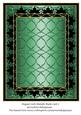 Elegant Goth Metallic Blank Card 2