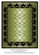 Elegant Goth Metallic Blank Card 3