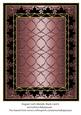 Elegant Goth Metallic Blank Card 6