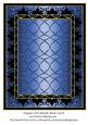 Elegant Goth Metallic Blank Card 8