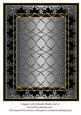 Elegant Goth Metallic Blank Card 10